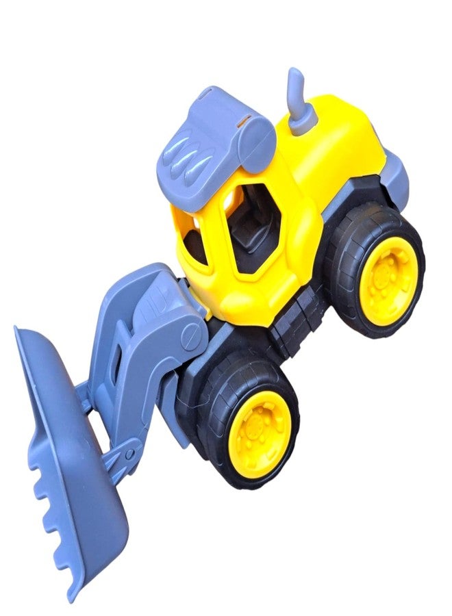 JNiL Unbreakable Friction Power Construction Road Breaker Tractor Toy for Kids Toddlers boy Children Toys (Yellow) - Image 3